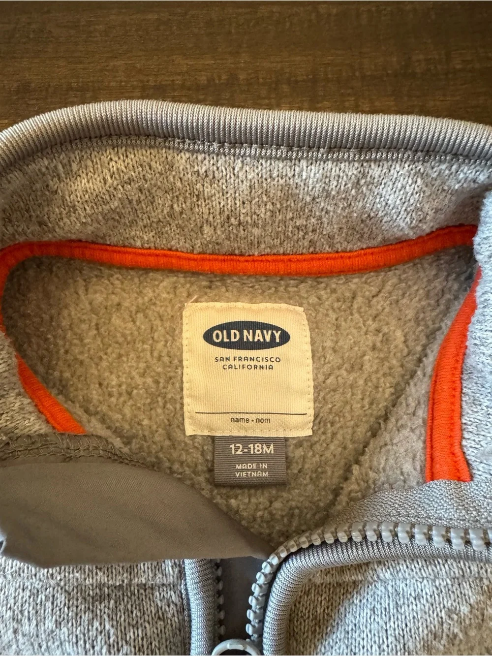 Old Navy Light Gray Full-Zip Kids Jacket